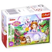 Opakowanie Puzzle 54 mini Magiczny świat księżniczki 3 TREFL