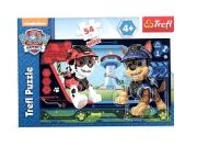 Opakowanie Puzzle 54 mini Psia misja 4 TREFL