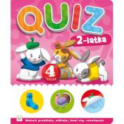Quiz 2 latka cz.4. Autor: Opracowanie zbiorowe. Dadada.pl Okładka książki Quiz 2 latka cz.4