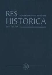 Opakowanie Res Historica Nr 44 Rok 2017
