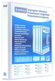 Opakowanie Segregator ofertowy DONAU, PP, A4/4RD/25, biały