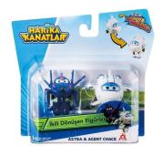 Opakowanie Super Wings 2-pak figurek transf. Astra&AgentChace