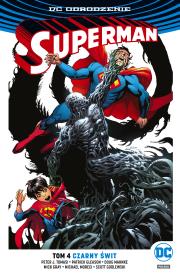 Superman T.4 Czarny świt. Autor: Opracowanie zbiorowe. Dadada.pl Okładka książki Superman T.4 Czarny świt