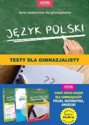 SUPERPAKIET TESTY DLA GIMNAZJALISTY POLSKI MATEMATYKA ANGIELSKI OLDSCHOOL STARA DOBRA SZKOŁA. Autor: Opracowanie zbiorowe. Dadada.pl Okładka książki SUPERPAKIET TESTY DLA GIMNAZJALISTY POLSKI MATEMATYKA ANGIELSKI OLDSCHOOL STARA DOBRA SZKOŁA