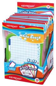Opakowanie TABLICA A4  SUCHOŚCIERALNA KEYROAD MINI Z MARKEREM MIX