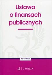 Okładka książki Ustawa o finansach publicznych