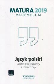 Vademecum 2019 LO Język polski ZPiR OPERON. Autor: Dominik-Stawicka Donata. Dadada.pl Okładka książki Vademecum 2019 LO Język polski ZPiR OPERON