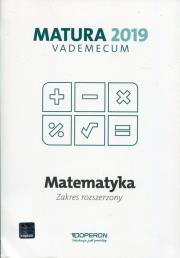 Okładka książki Vademecum 2019 LO Matematyka ZR OPERON