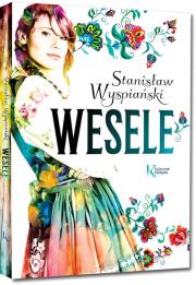 Wesele kolor TW GREG. Autor: Stanisław Wyspiański. Dadada.pl Okładka książki Wesele kolor TW GREG