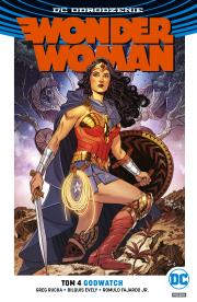 Wonder Woman T.4 Odrodzenie. Autor: Rucka Greg, BILQUIS EVELY, FajardoJr. Romulo. Dadada.pl Okładka książki Wonder Woman T.4 Odrodzenie