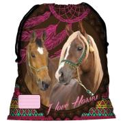 Worek na obuwie Konie 16. Wydawca: Derform. Dadada.pl Opakowanie Worek na obuwie Konie 16