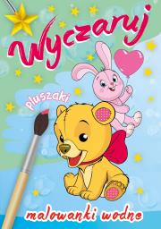 Wyczaruj pluszaki Malowanki wodne. Autor: Opracowanie zbiorowe. Dadada.pl Okładka książki Wyczaruj pluszaki Malowanki wodne
