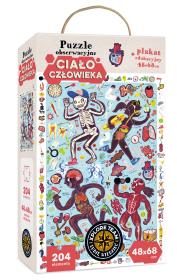 Xplore Team Puzzle Obserwacyjne Ciało człowieka. Wydawca: Bright Junior Media. Dadada.pl Opakowanie Xplore Team Puzzle Obserwacyjne Ciało człowieka