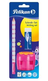 Opakowanie Zestaw ołówek Jumbo + gumka + temperówka na blistrze