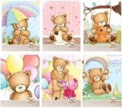 Opakowanie Zeszyt Popcorn The Bear A5 Kratka 5mm /10szt