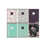 Opakowanie Zeszyt Street Flowers A4  w kratkę 54 kartki 10 sztuk