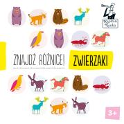 ZNAJDŹ RÓŻNICE ZWIERZAKI. Autor: Opracowanie zbiorowe. Dadada.pl Okładka książki ZNAJDŹ RÓŻNICE ZWIERZAKI