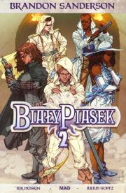 Biały piasek T.2 komiks. Autor: Brandon Sanderson. Dadada.pl Okładka książki Biały piasek T.2 komiks