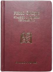 Okładka książki Biblia Pielgrzyma oprawa ekologiczna, panigatory