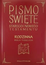 Okładka książki Biblia Tysiąclecia rodzinna ekooprawa, złocona
