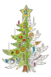 Opakowanie CHOINKA KOLOROWANKA XXL