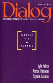Opakowanie Dialog 2018/09 Dzieje się w języku