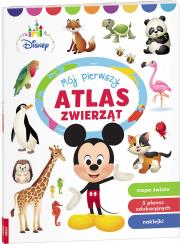 Okładka książki Disney maluch Mój pierwszy atlas zwierzą