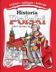 Okładka książki Historia Polski do kolorowania