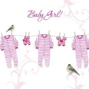 Opakowanie Karnet Swarovski kwadrat EE01 Narodziny śpioszki