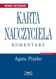 Karta Nauczyciela Komentarz. Autor: Agata Piszko. Dadada.pl Okładka książki Karta Nauczyciela Komentarz