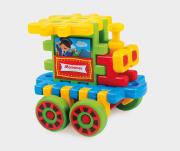 Opakowanie KLOCKI KONSTRUKCYJNE WAFFLE LOKOMOTYWA