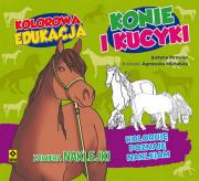 Okładka książki KONIE I KUCYKI KOLOROWA EDUKACJA