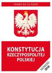 Konstytucja Rzeczypospolitej Polskiej 2018. Autor: Magdalena Kietschke. Dadada.pl Okładka książki Konstytucja Rzeczypospolitej Polskiej 2018