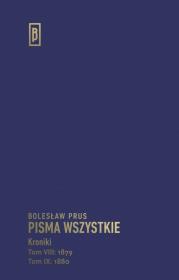 Kroniki. Autor: Prus Bolesław. Dadada.pl Okładka książki Kroniki