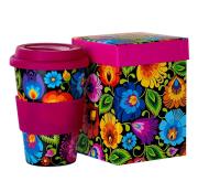 Opakowanie Kubek Bolek w pudełku - termiczny łowicki czarny