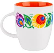 Opakowanie Kubek Marysia - wianek łowicki pomarańczowy