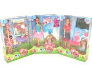 Opakowanie Lalka z dzieckiem i akcesoriami, różne rodzaje