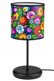 Lampa stojąca - mała łowicka czarna FOLKSTAR. Wydawca: Folkstar. Dadada.pl Opakowanie Lampa stojąca - mała łowicka czarna FOLKSTAR