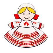 Opakowanie Magnes drewniany - Podlasianka FOLKSTAR