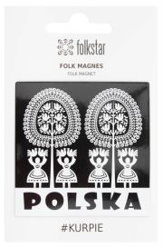 Okładka książki Magnes - kurpiowski czarny Polska FOLKSTAR