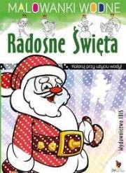 Okładka książki Malowanki wodne - Radosne Święta