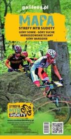 Okładka książki Mapa Tras Rowerowych Strefa MTB Sudety