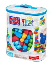 Opakowanie Mega Bloks Klocki w torbie 80 el. niebieskie