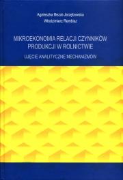 Okładka książki Mikroekonomia relacji czynników produkcji w...