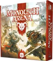 Monolith Arena - gra planszowa. Autor: Oracz Michał. Dadada.pl Okładka książki Monolith Arena - gra planszowa