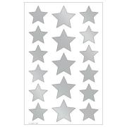 Opakowanie Naklejki Gwiazdki srebrne