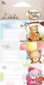 Opakowanie Naklejki na zeszyt Popcorn Bear 9/1