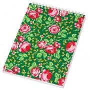 Opakowanie Notes FOLK na spirali - format A6-góralski zielony