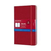 Opakowanie Notes linia tw. TWO-GO, cranberry MOLESKINE