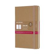 Opakowanie Notes linia tw. TWO-GO, kraft brown MOLESKINE